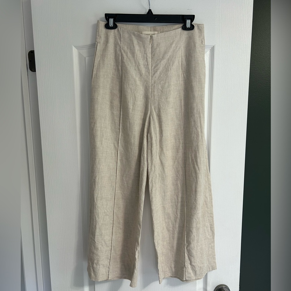 Canary Linen 100% linen flare pants